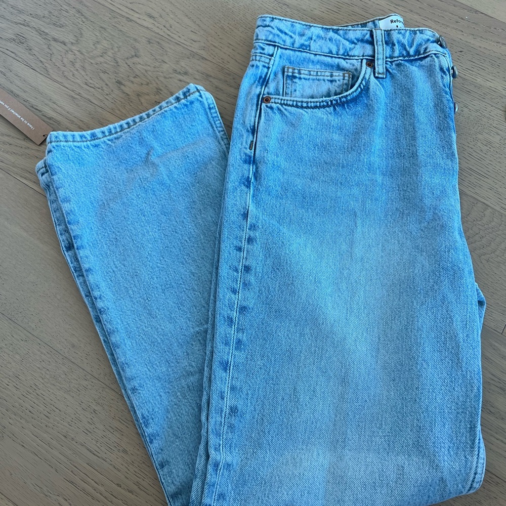 Reformation Cynthia High Rise Straight Jeans - Picture 2 of 5